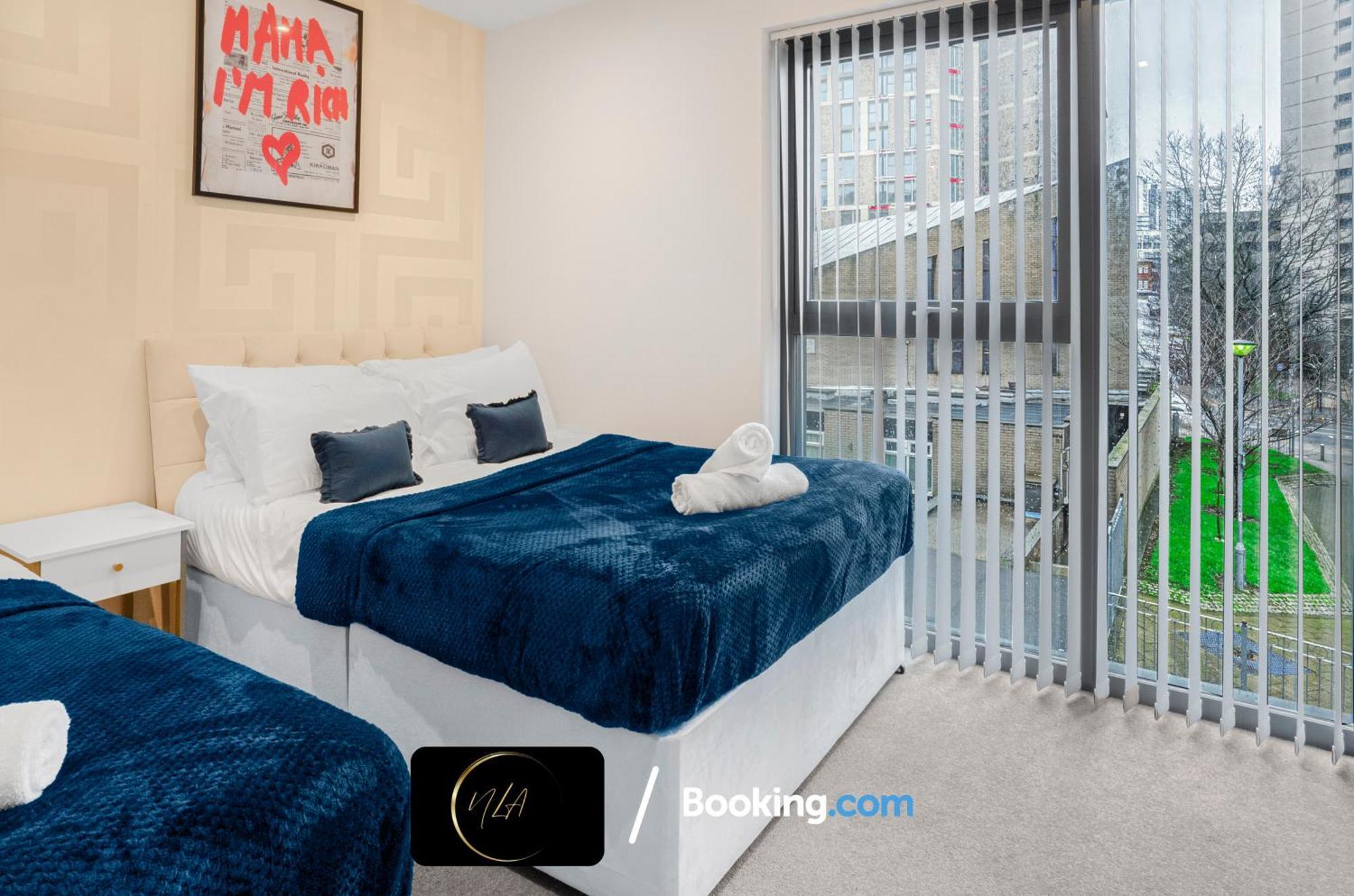City Centre Apartment With Free Parking, 2 Bathrooms, Netflix And Wifi - Suitable For Contractors And Families - By Noor Luxury Accommodations Birmingam Exterior foto